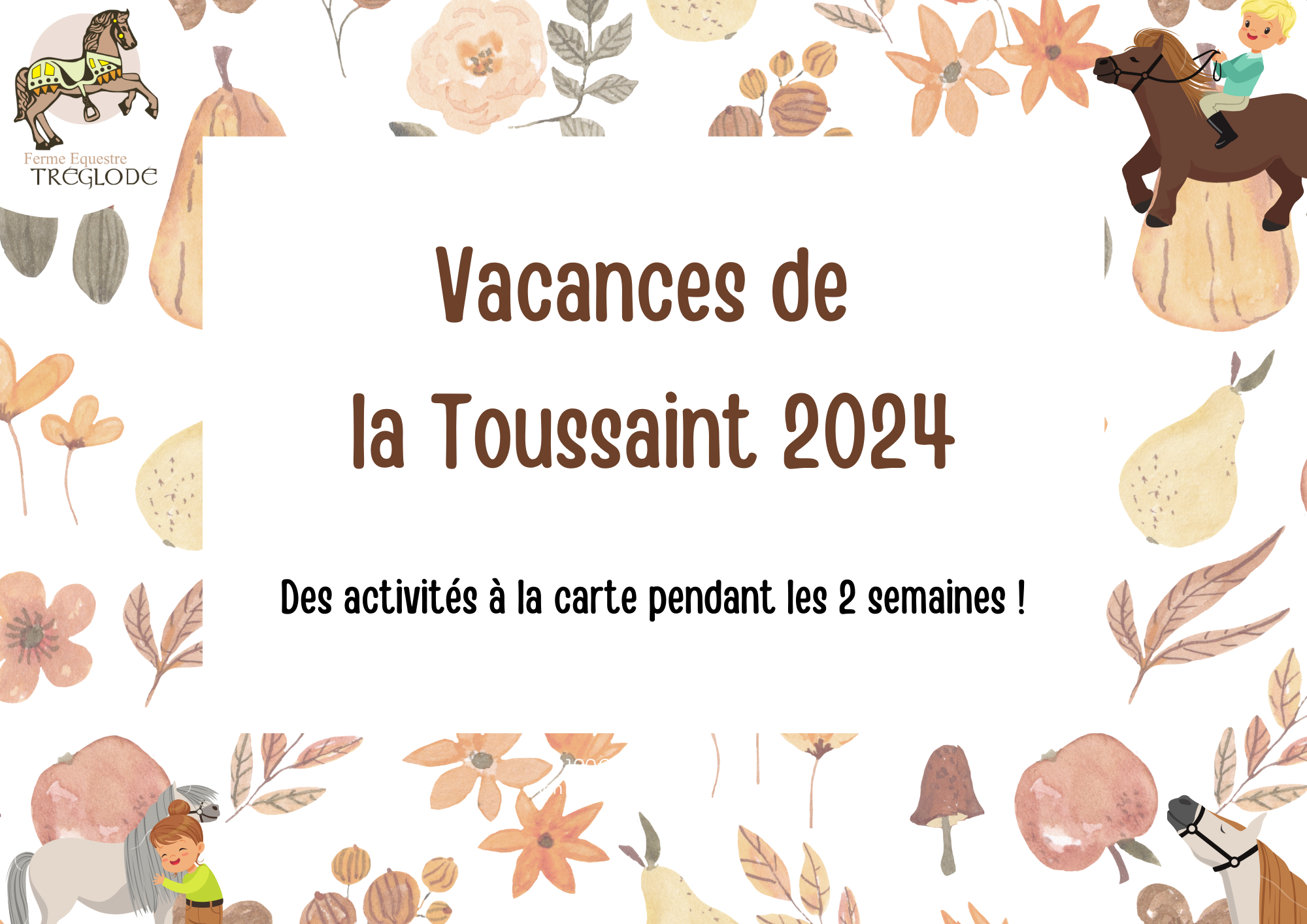 Programme des vacances de la Toussaint
